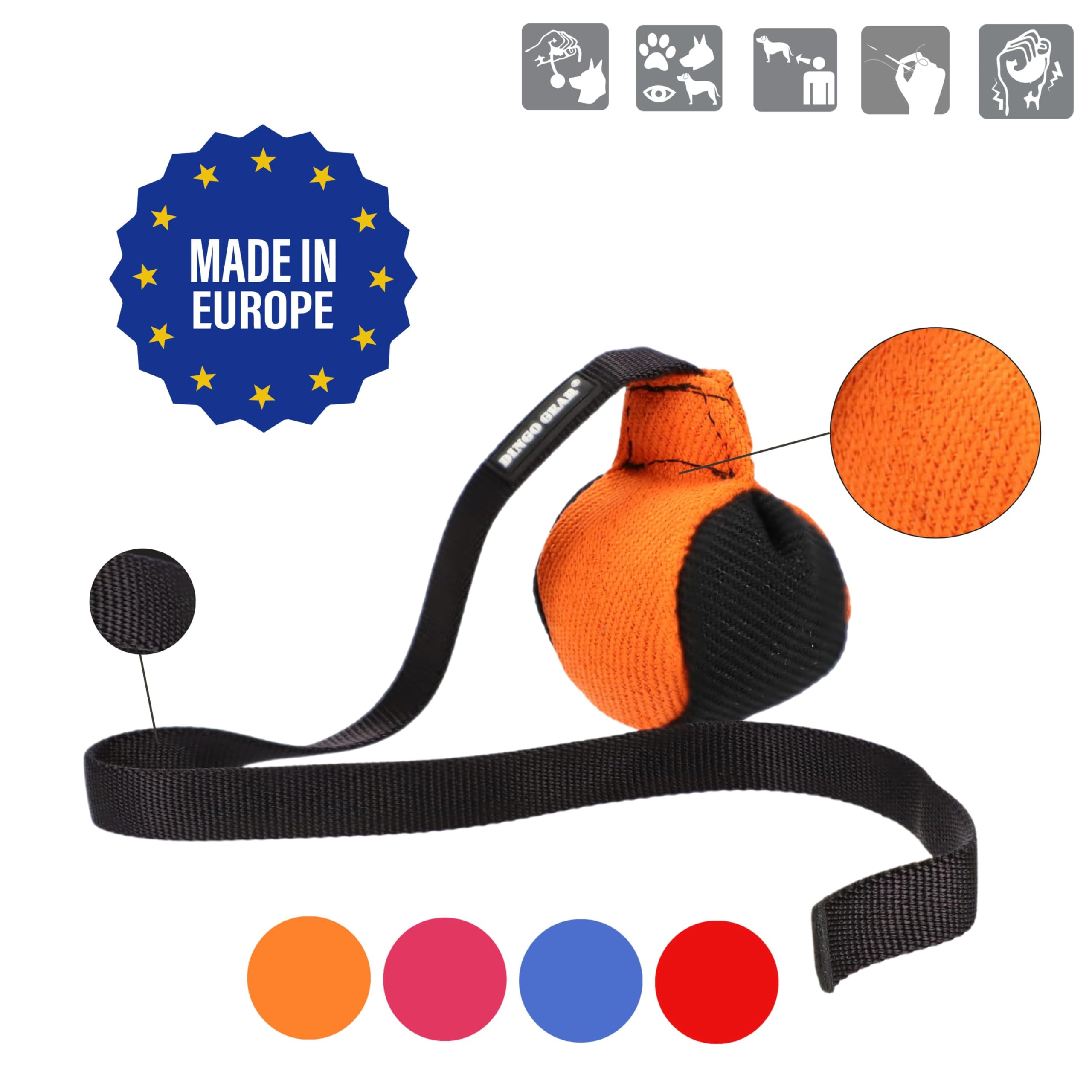 スポーツトイ・アクショントイ onedrop Dingo Gen 2 Pet Supplies : Dingo Gear French Linen Ball for Dog Training, as